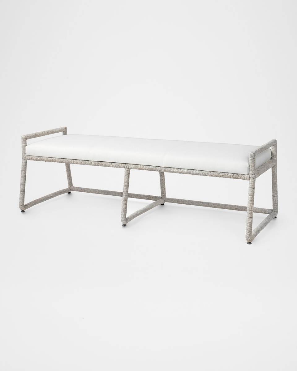 Stillwater White Bench, 64"